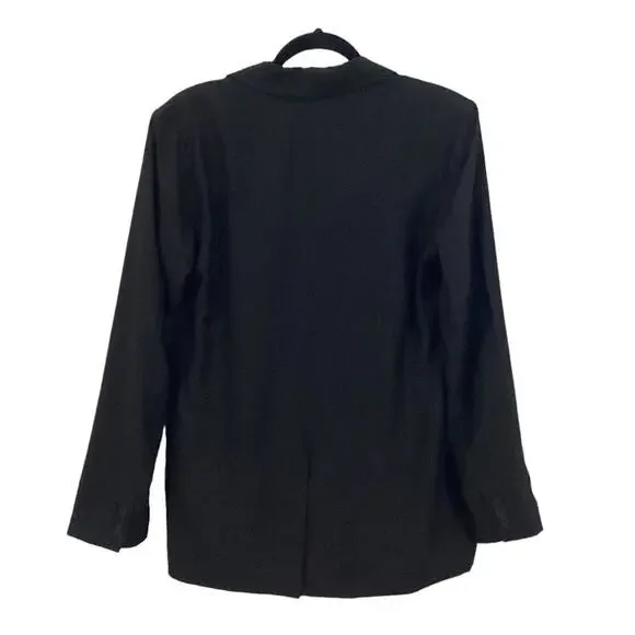 Jenni Kayne Jones Blazer In Black Size 4 Double Breasted Jacket - Picture 7 of 14